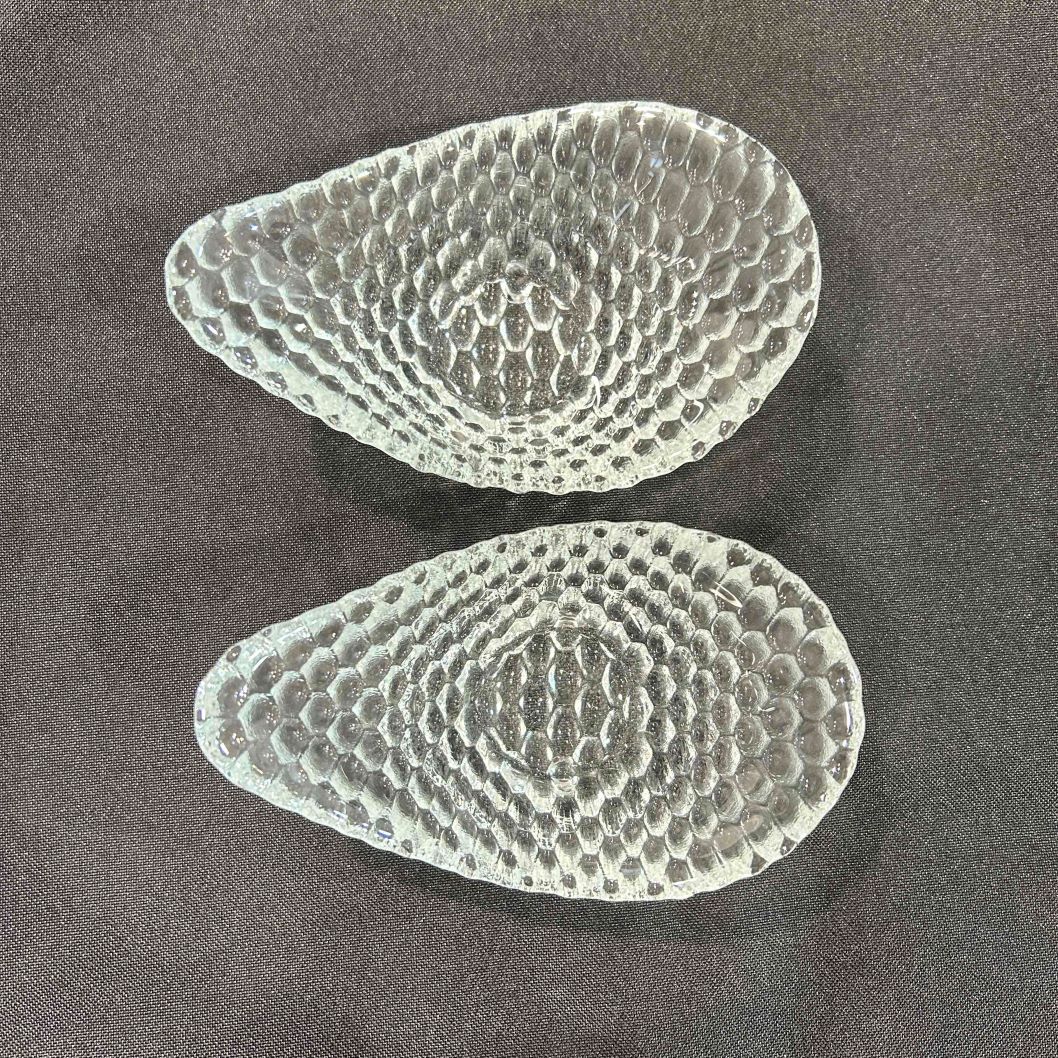 ガラス製　カフタン　しずく型ボウル小鉢　12cm