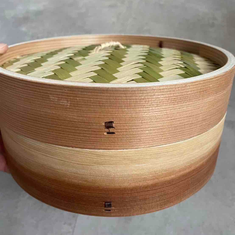 竹製　中華蒸篭セイロ　身・蓋セット