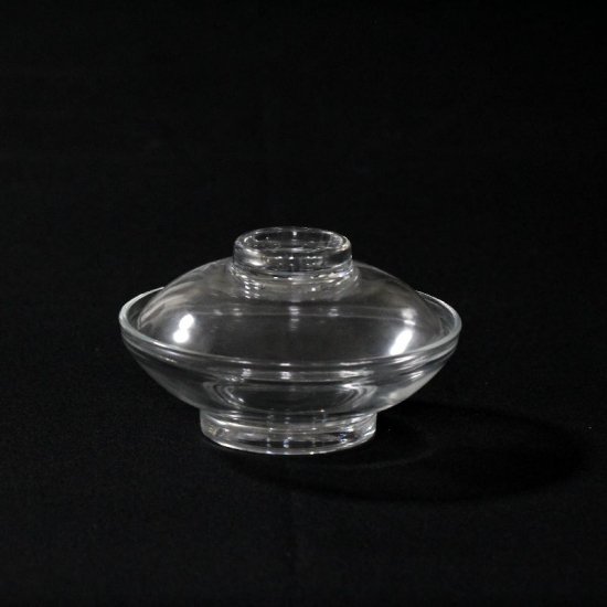 ガラス製 蓋付き椀 15.5cm｜M苦楽園｜おしゃれな食器通販サイト