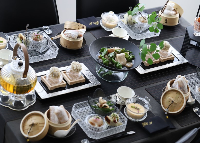 竹製　中華蒸篭セイロ　身・蓋セット10cm