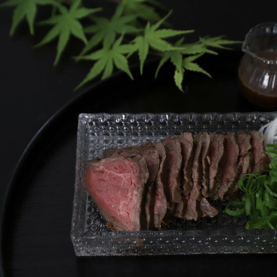 ガラス製カット硝子 淑雅 縁立長角皿｜M苦楽園｜おしゃれな食器通販サイト
