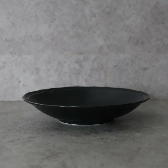 美濃焼　クーププレート皿　磁器　RINKA　22.5cm