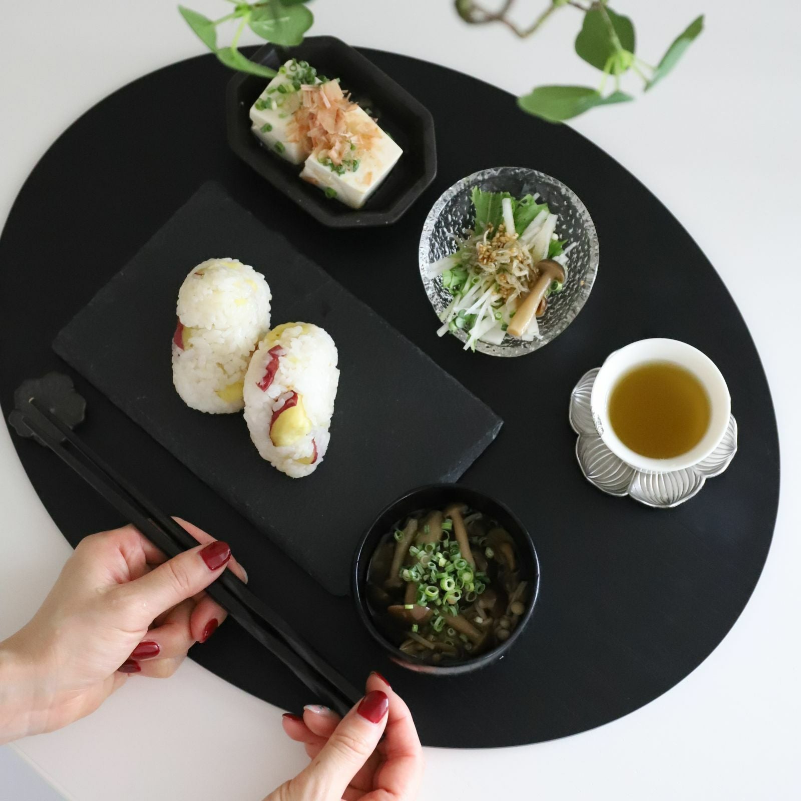 天然石 ブラックスレートプレート皿｜大人おしゃれな食器やお皿の通販