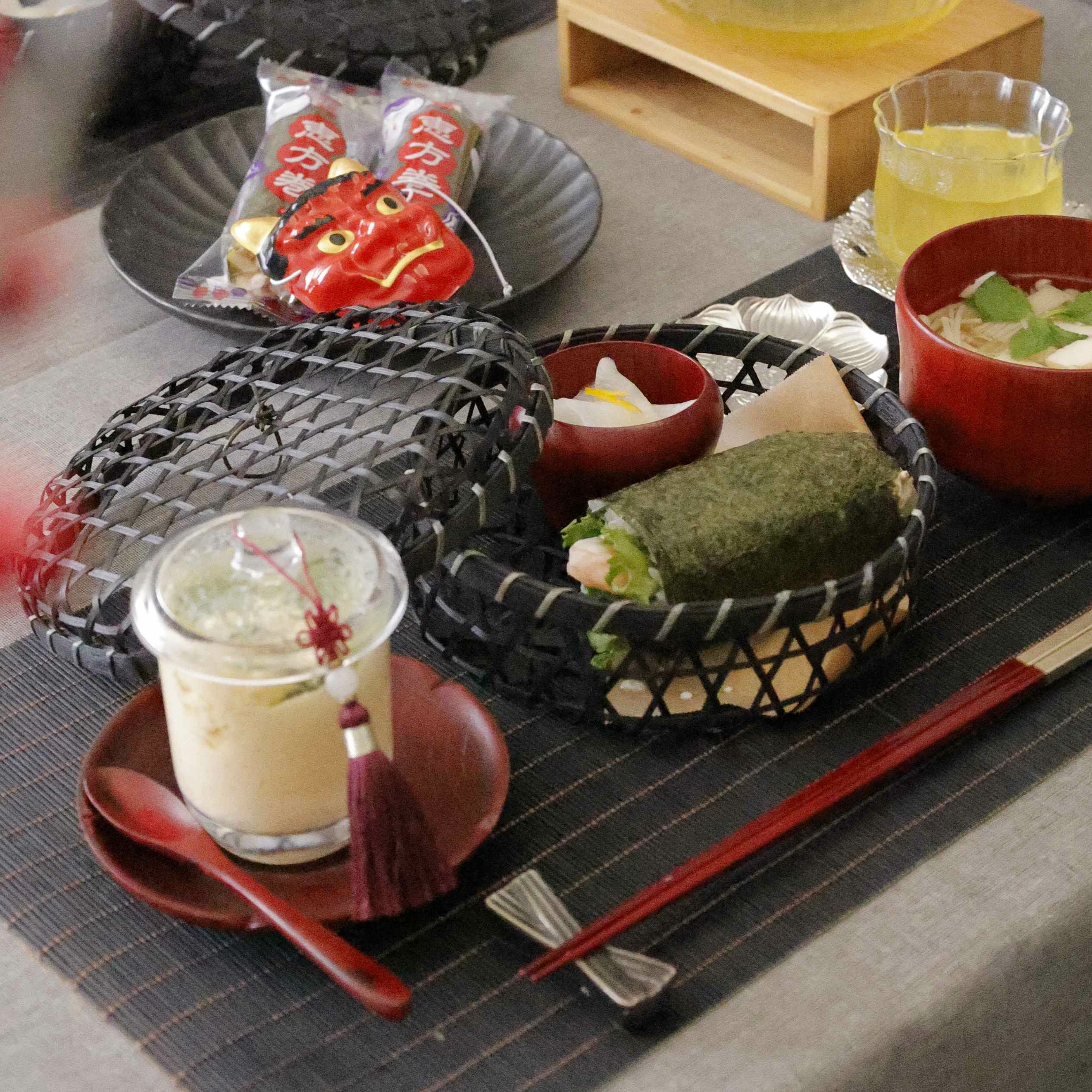 竹製かご お弁当箱丸ラウンド｜M苦楽園｜おしゃれな食器通販サイト｜M