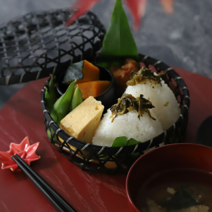 竹製かご お弁当箱丸ラウンド｜M苦楽園｜おしゃれな食器通販サイト｜M