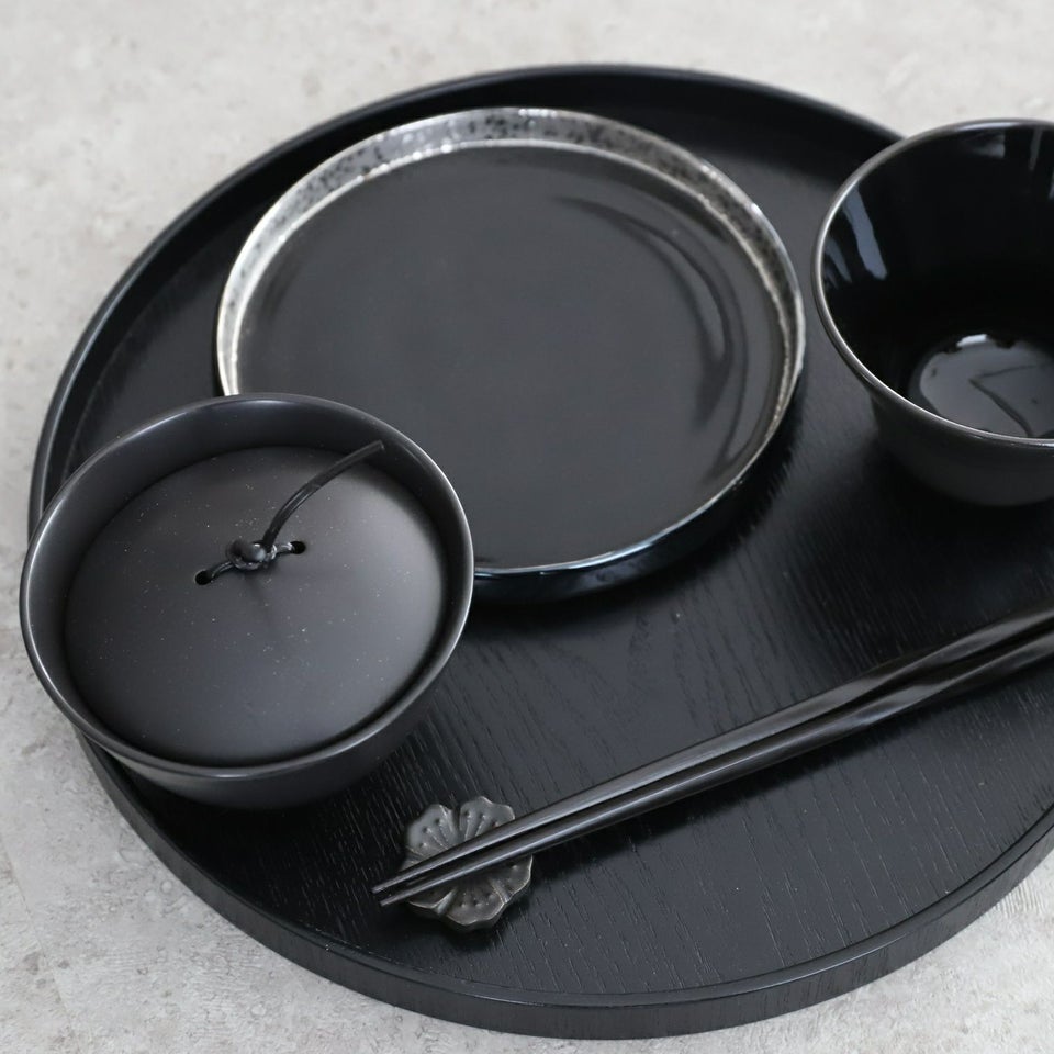 美濃焼　花衣　箸置き　2個セット　磁器　3.7cm