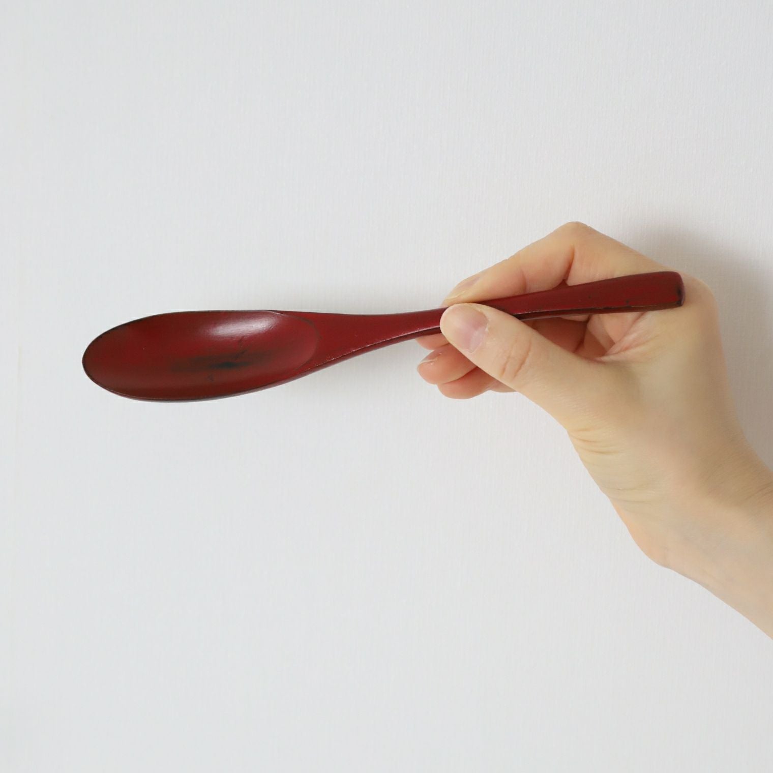 木製 漆器レンゲスプーン 赤黒｜M苦楽園｜おしゃれな食器通販サイト