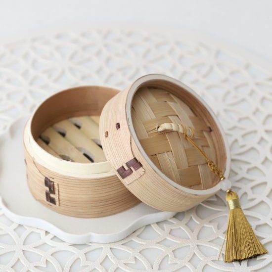 竹製 中華蒸篭セイロ 身・蓋セット｜M苦楽園｜おしゃれな食器通販サイト