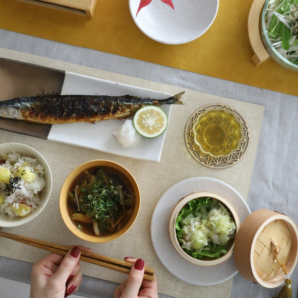 竹製　中華蒸篭セイロ　身・蓋セット10cm