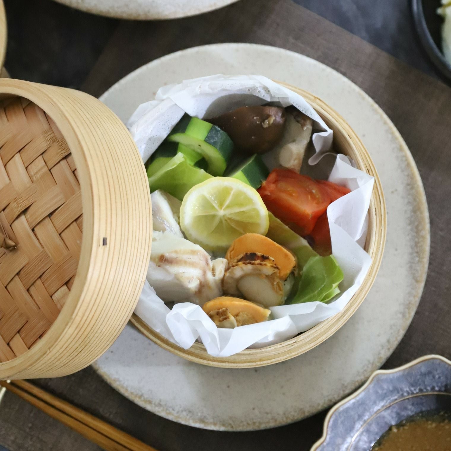 竹製 中華蒸篭セイロ 身・蓋セット｜M苦楽園｜おしゃれな食器通販サイト