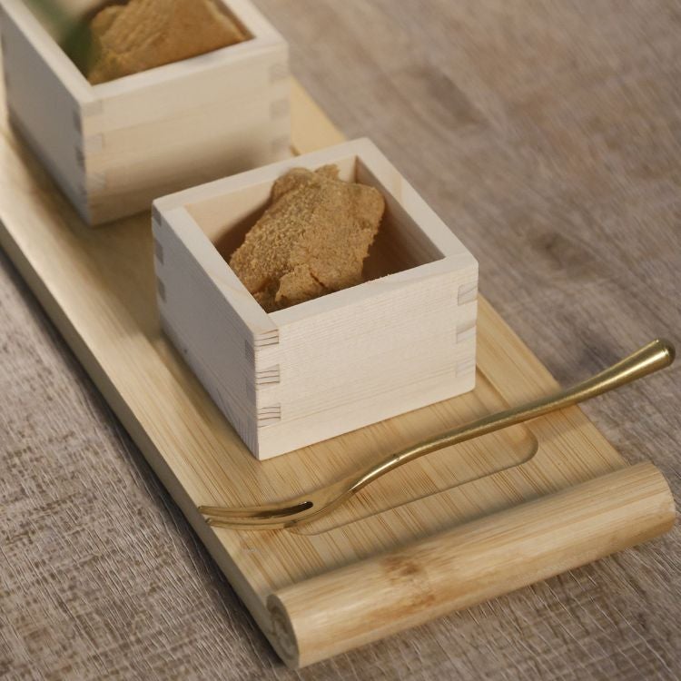 木製ミニ白木枡6.1cm 2個セット｜おしゃれな食器の通販サイト M苦楽園