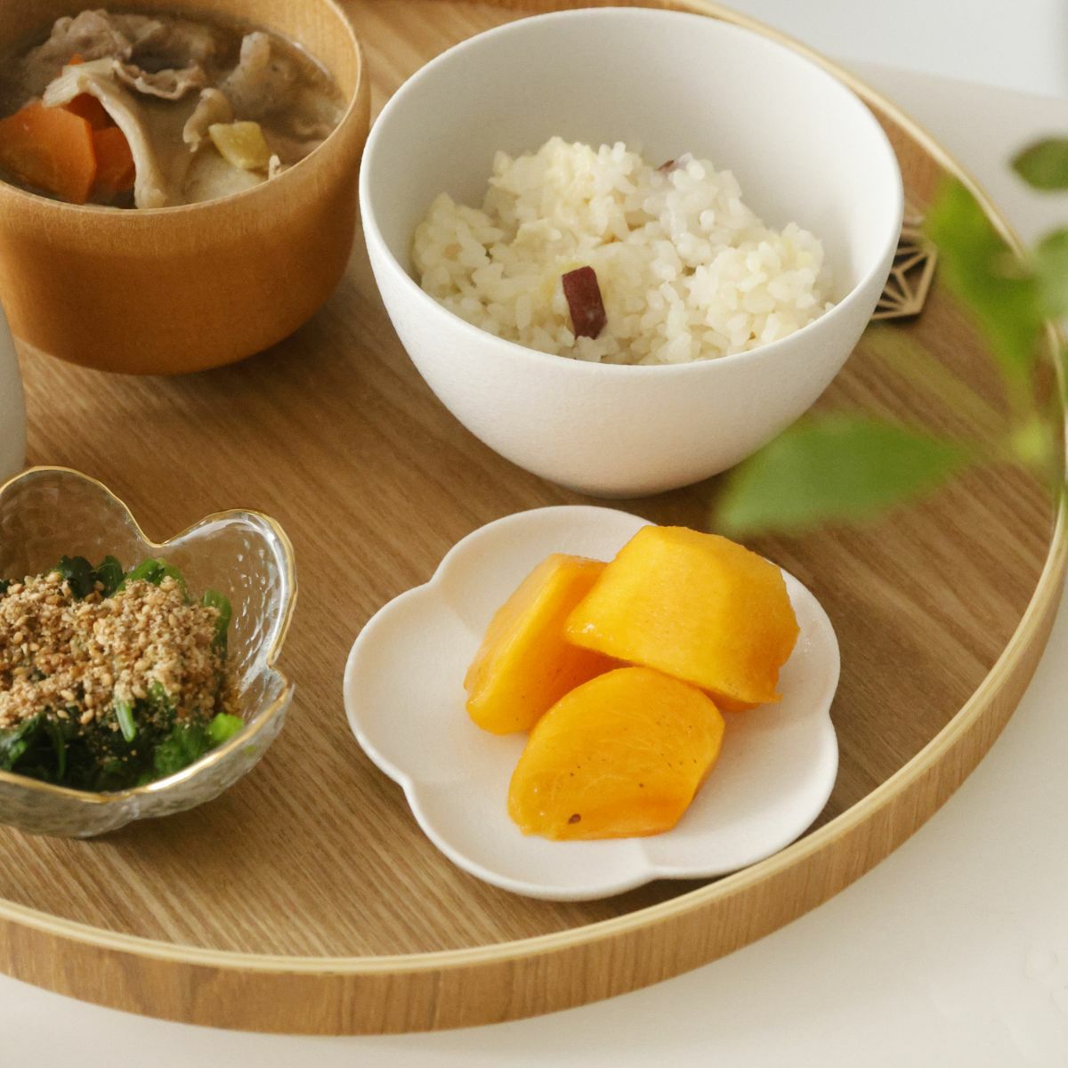有田焼 スノー 梅小皿 10.5cm｜大人おしゃれな食器やお皿の通販