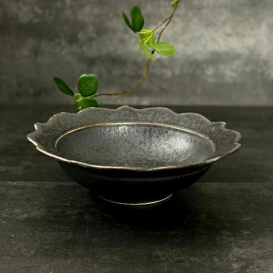 美濃焼 輪花ボウル 陶磁器 KOUETU|M苦楽園|おしゃれな食器通販 美濃焼 輪花ボウル 陶磁器 KOUETU|M苦楽園|おしゃれな食器通販