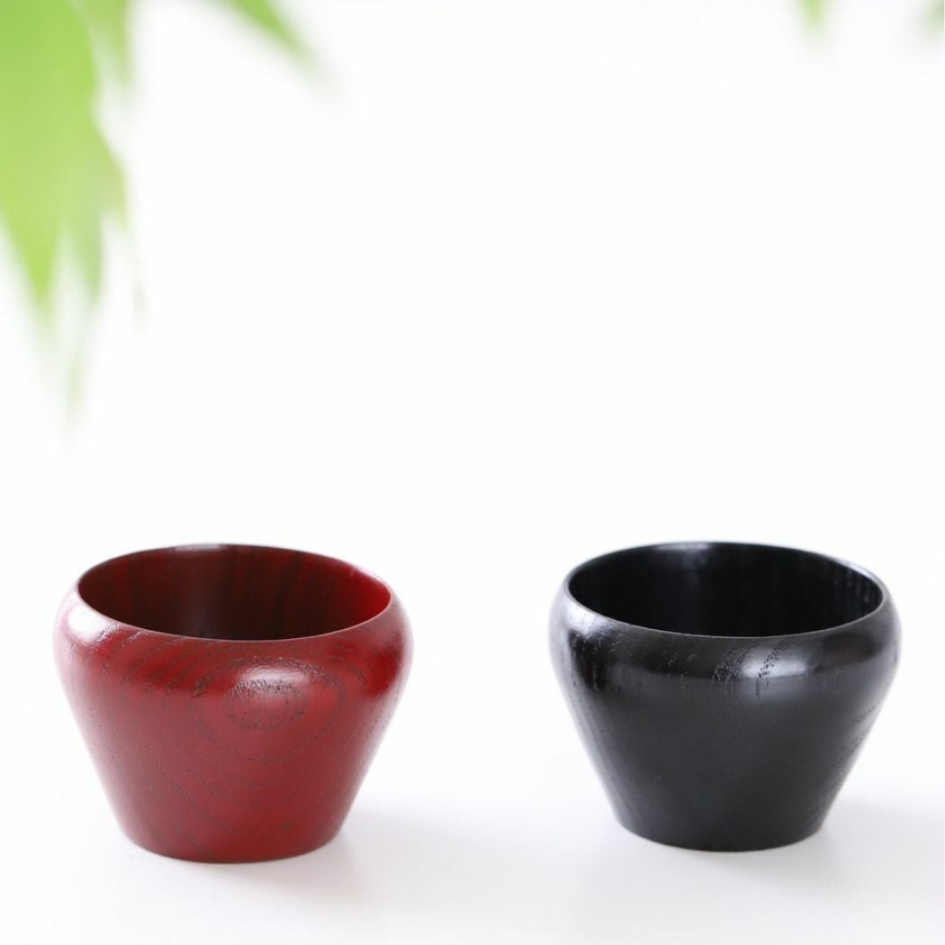 木製　漆器　和島ぐい呑み小鉢　7cm