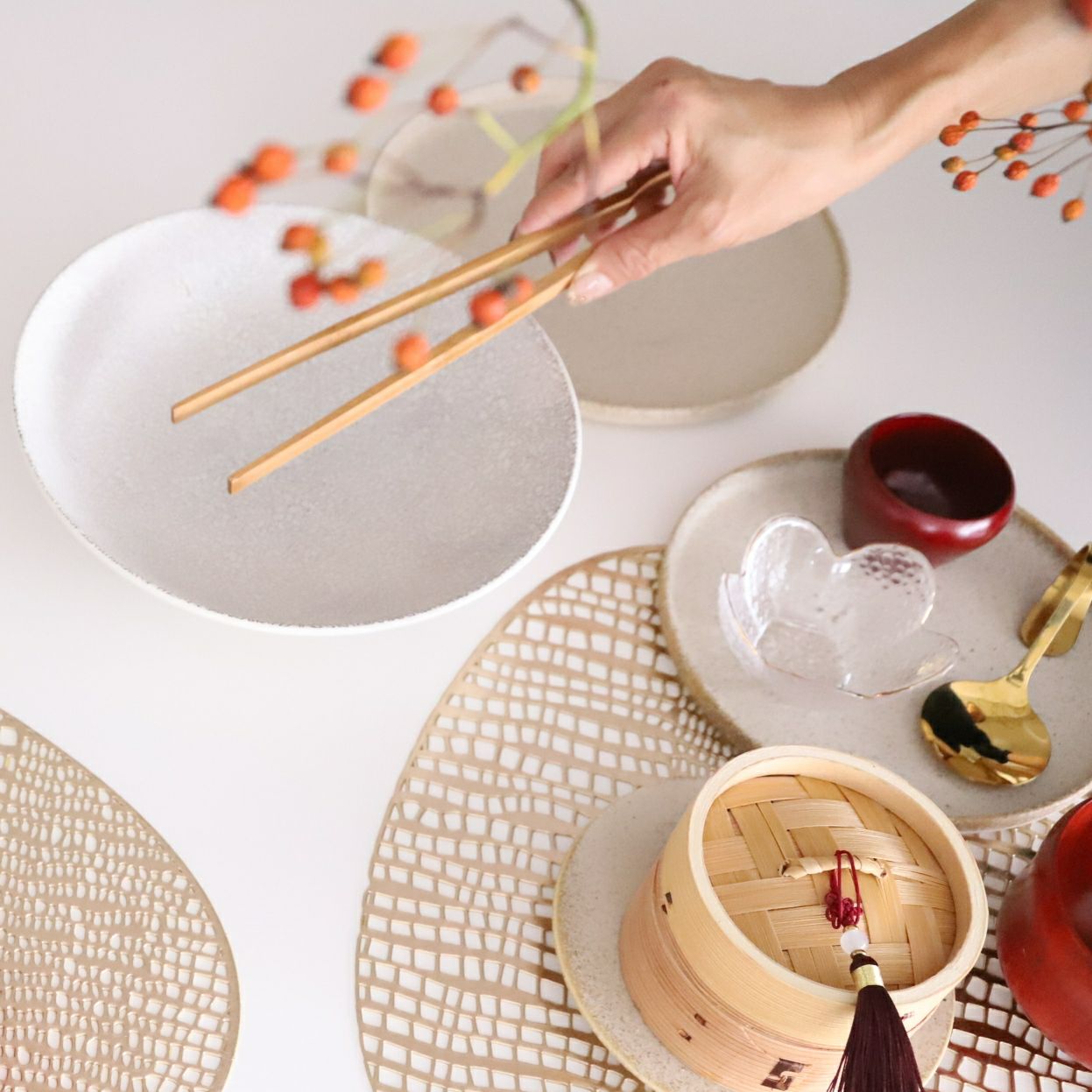 竹製 天然炭化 箸トング 30cm｜M苦楽園｜おしゃれな食器通販サイト