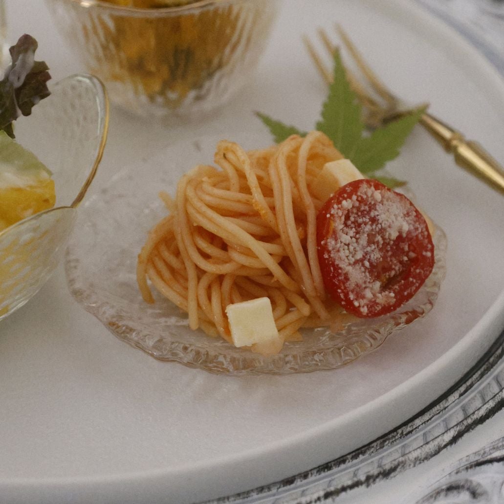 ガラス製 ランダムミニプレート皿 フリーズ｜大人おしゃれな食器やお皿