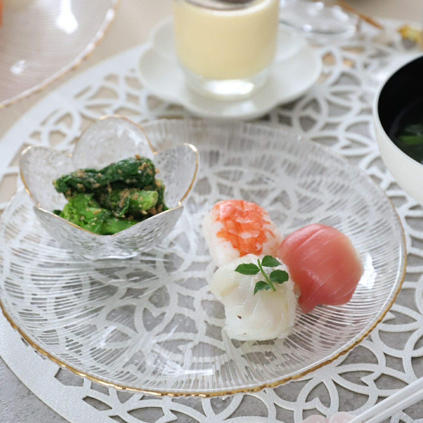 ガラス製 金縁ガラスプレート皿 スプラッシュ｜大人おしゃれな食器やお