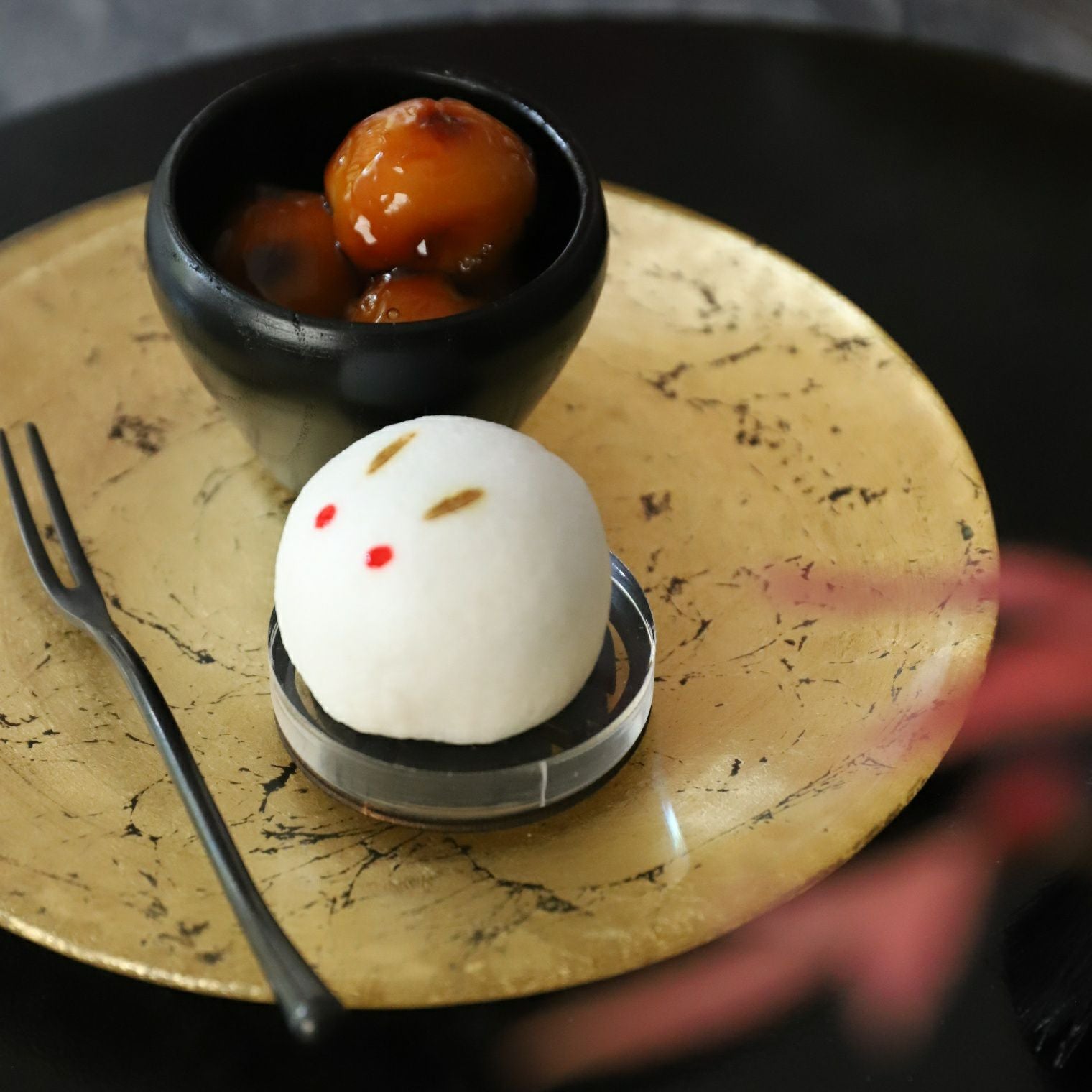 ガラス製金箔プレート皿オーブ｜大人おしゃれな食器やお皿の通販専門店
