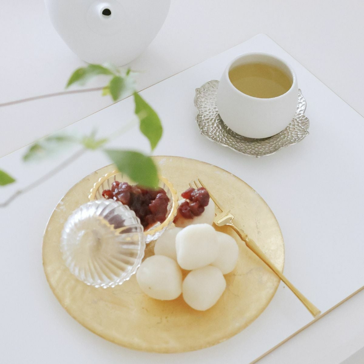 ガラス製金箔プレート皿オーブ｜大人おしゃれな食器やお皿の通販専門店