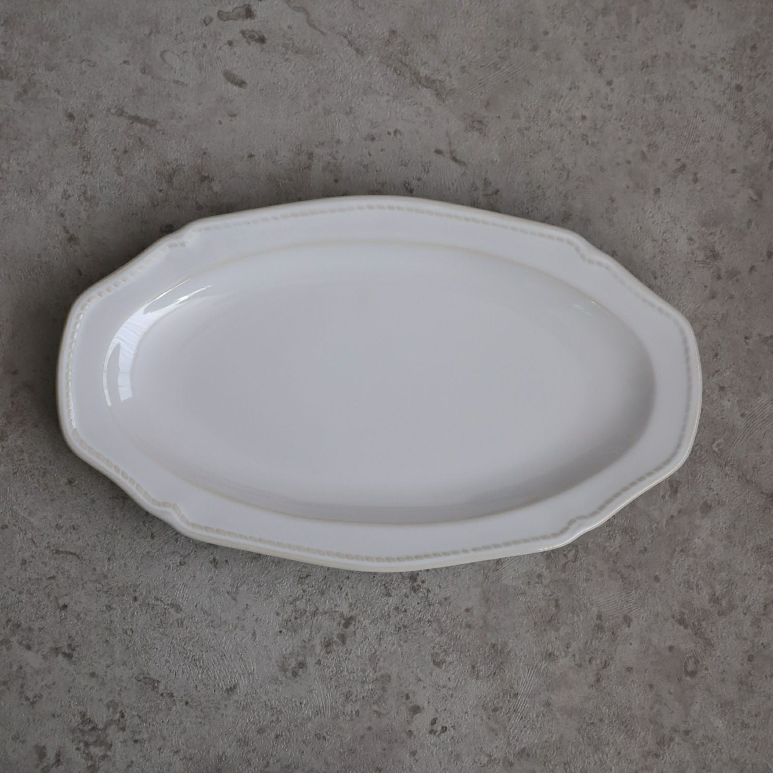 美濃焼オーバルロングプレート皿トレス30cm｜大人おしゃれな食器やお皿