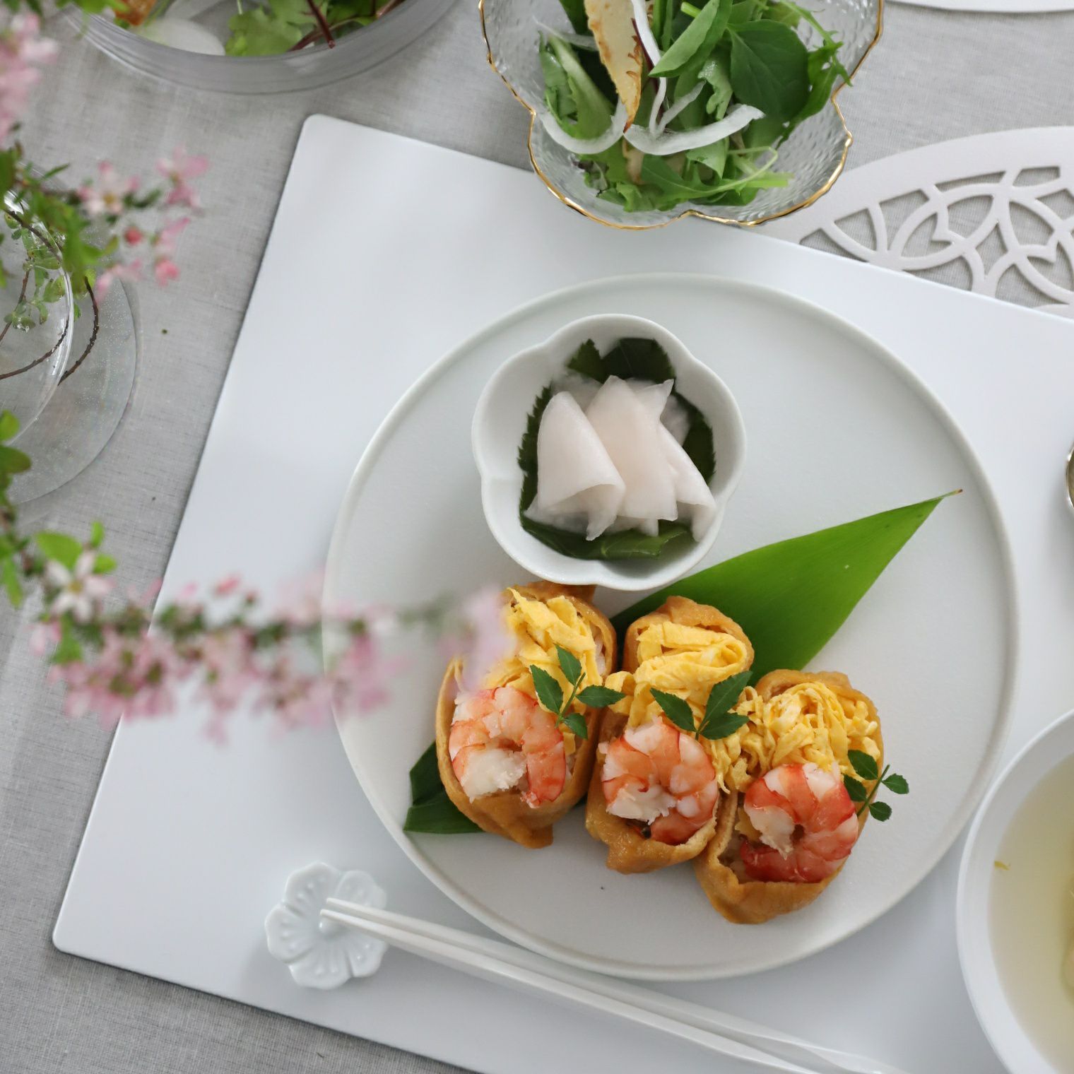 長角リバーシブル折敷ホワイト｜M苦楽園｜おしゃれな食器通販サイト