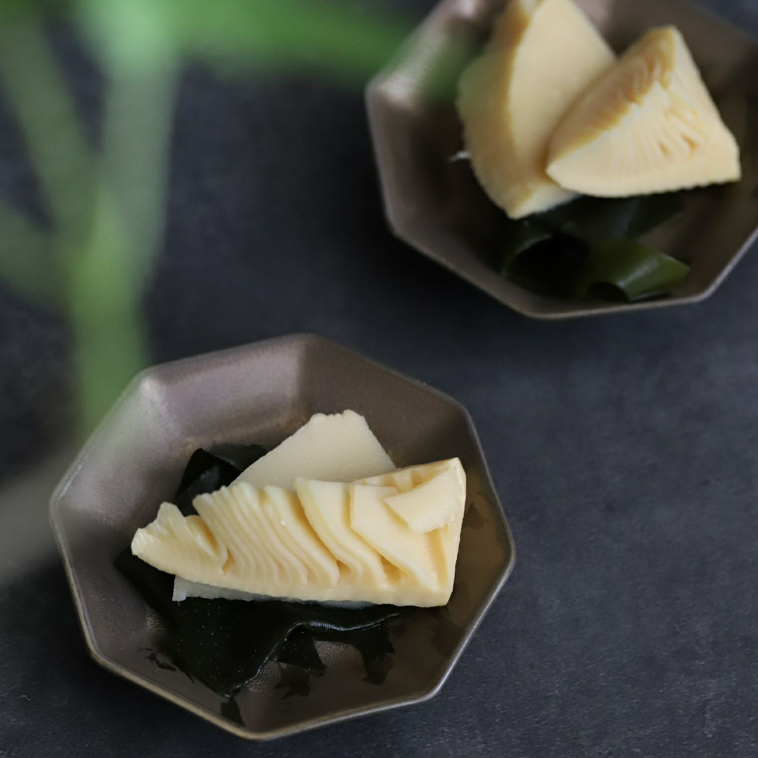 美濃焼　ゴールド八角・楕円・雲小皿　陶器　3個セット　八角