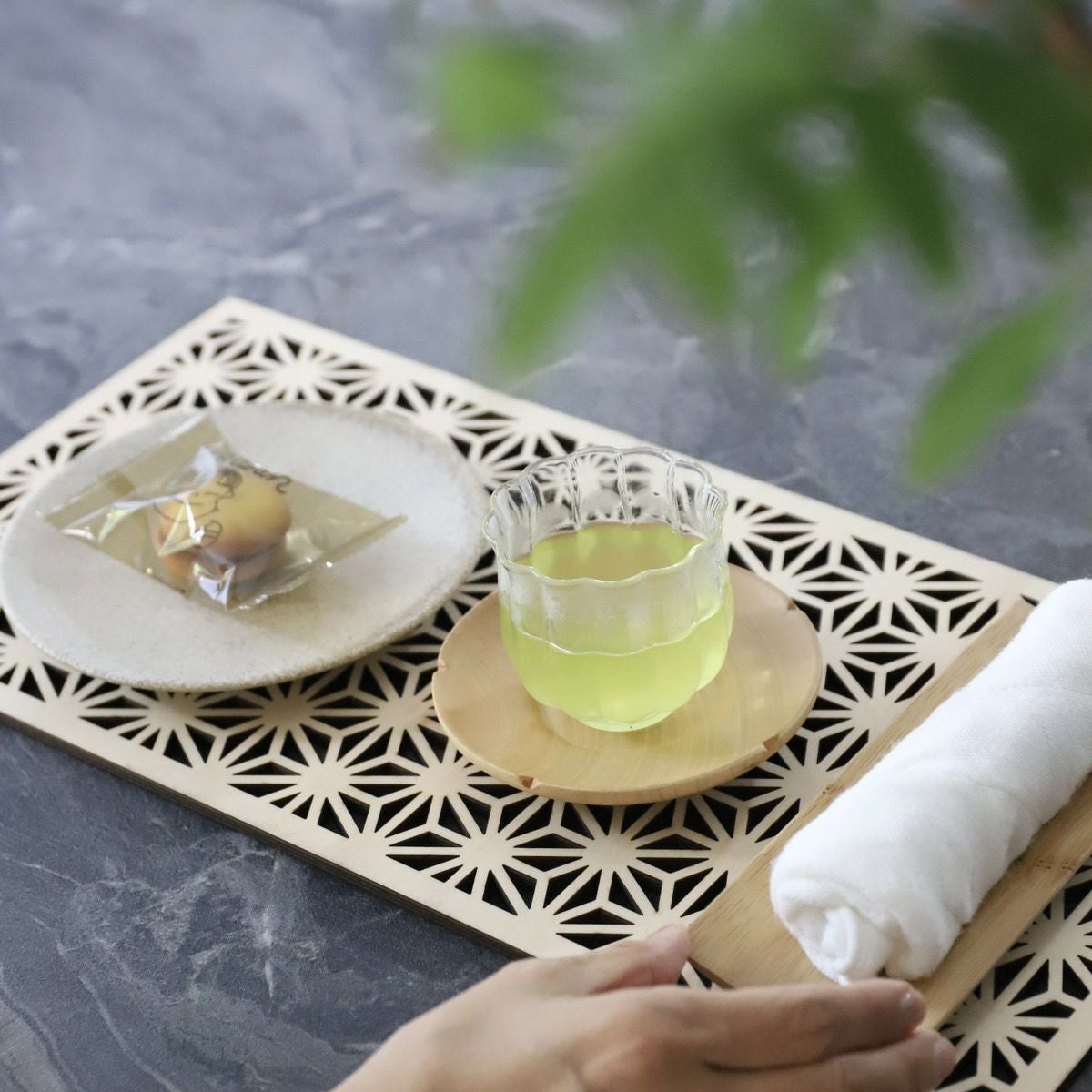 竹製 おしぼりトレー｜M苦楽園｜おしゃれな食器通販サイト
