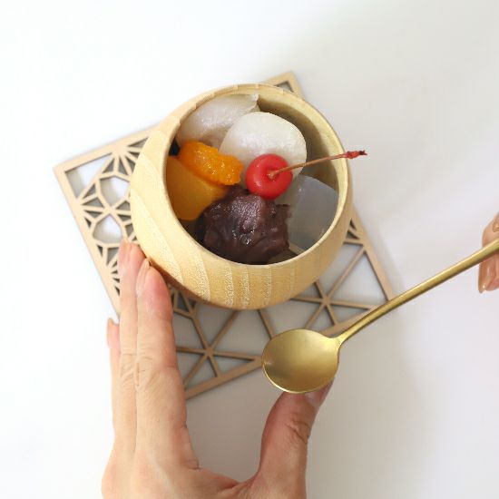 木製エッグカップ ナチュラル｜M苦楽園｜おしゃれな食器通販サイト