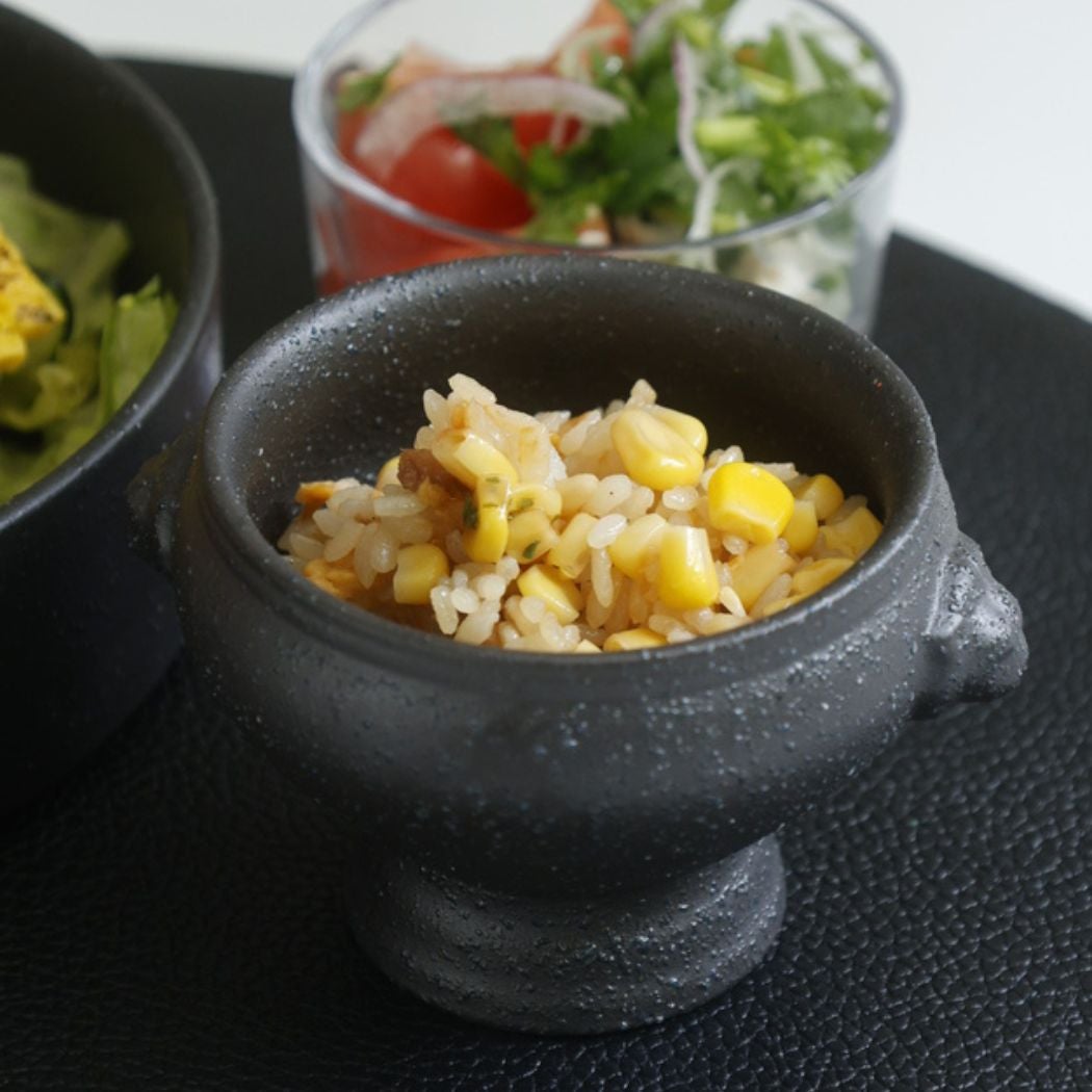 美濃焼 黒いライオントリフボウル9cm YOZORA｜大人おしゃれな食器やお