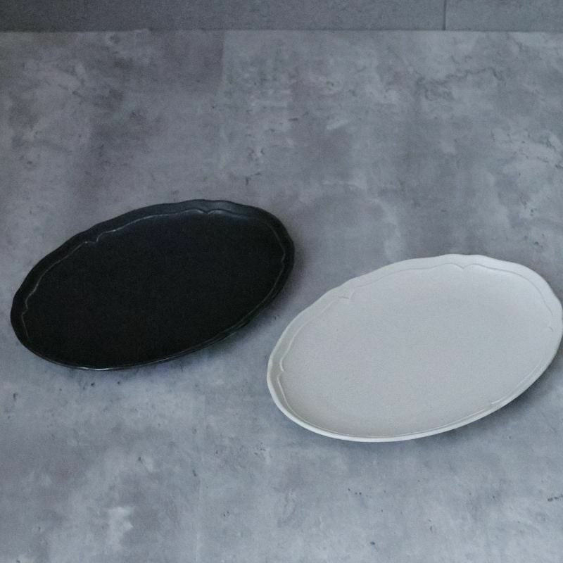 美濃焼 オーバルプレート皿 磁器 RINKA｜大人おしゃれな食器やお皿の