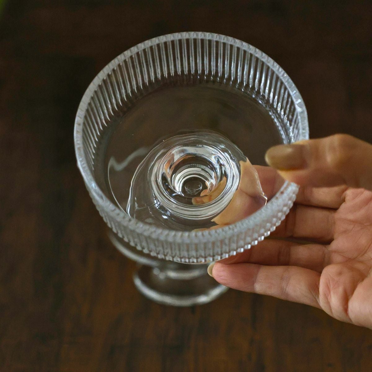 ガラス製 デザートクープカップ｜M苦楽園｜おしゃれな食器通販サイト