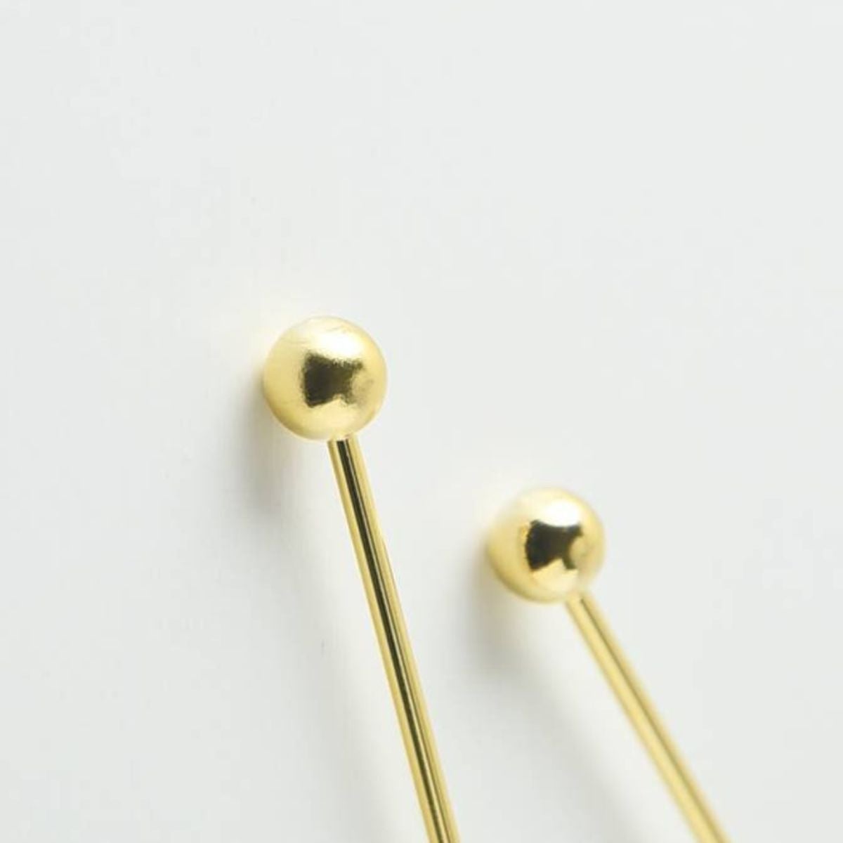 ステンレス製　アクリルブロックマドラー