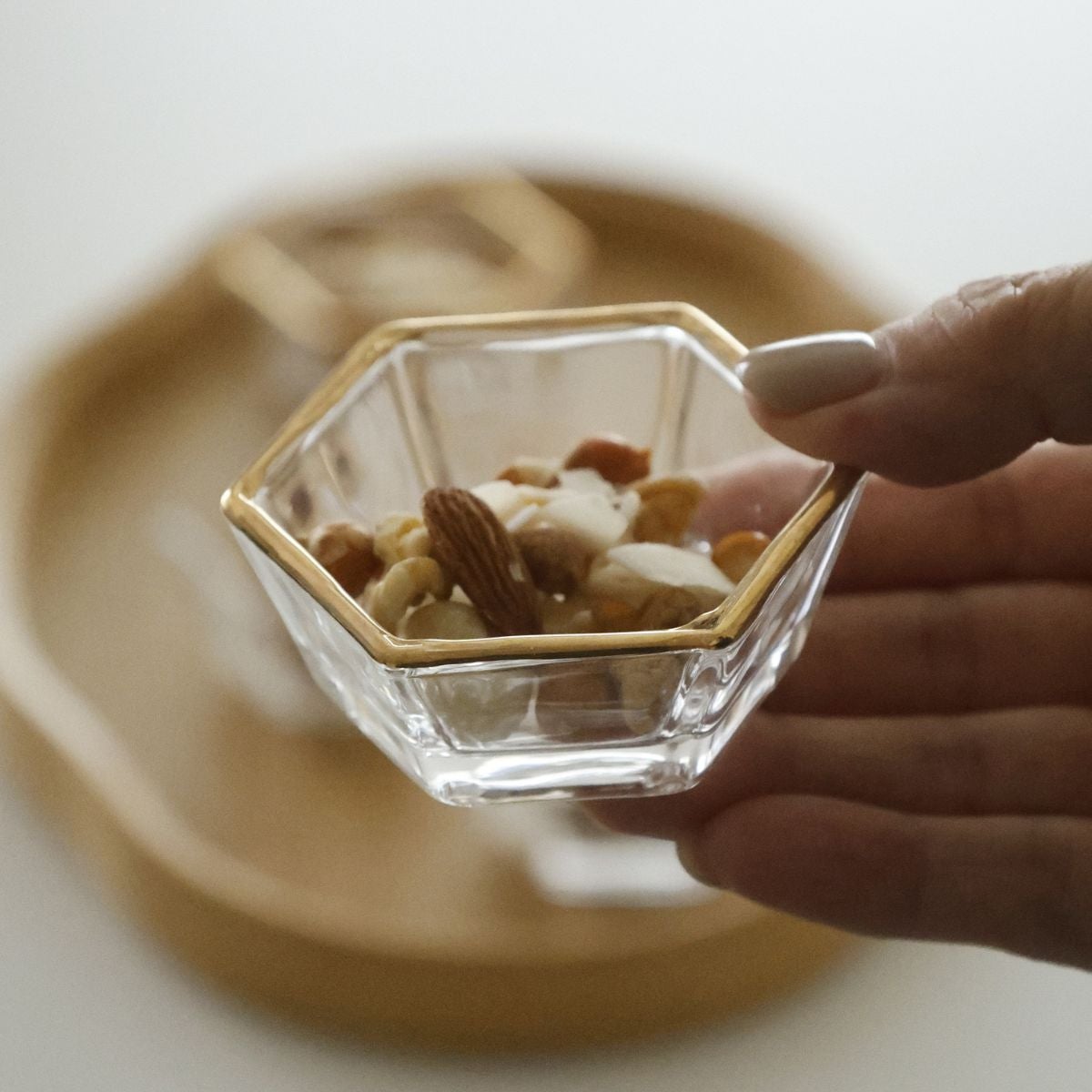 ガラス製 六角豆小鉢｜おしゃれな食器の通販サイト M苦楽園