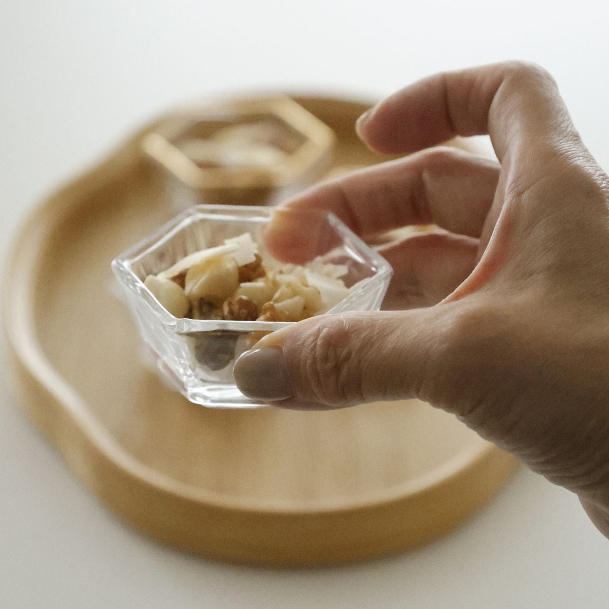 ガラス製 六角豆小鉢｜おしゃれな食器の通販サイト M苦楽園