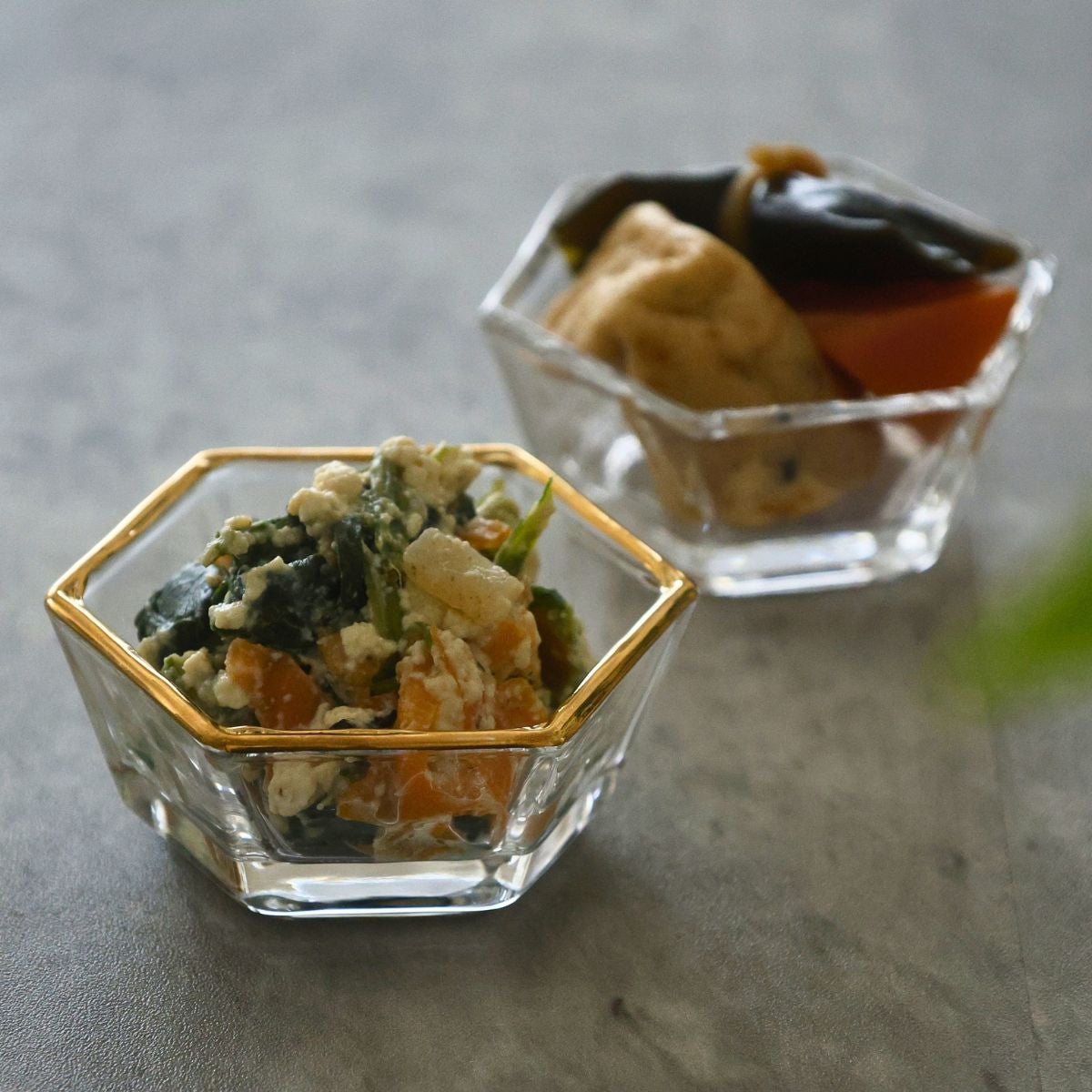 ガラス製 六角豆小鉢｜おしゃれな食器の通販サイト M苦楽園