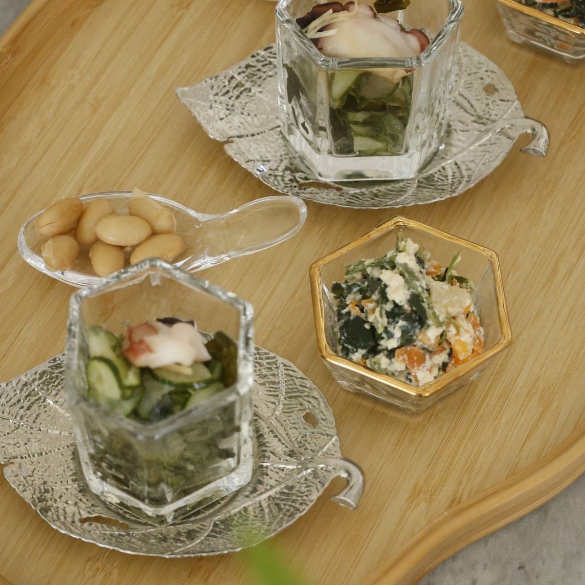 ガラス製 六角豆小鉢｜おしゃれな食器の通販サイト M苦楽園