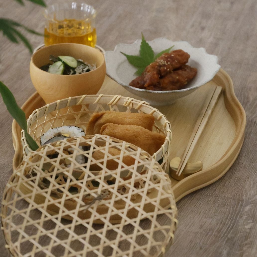 竹製 木甲型お盆｜M苦楽園｜おしゃれな食器通販サイト